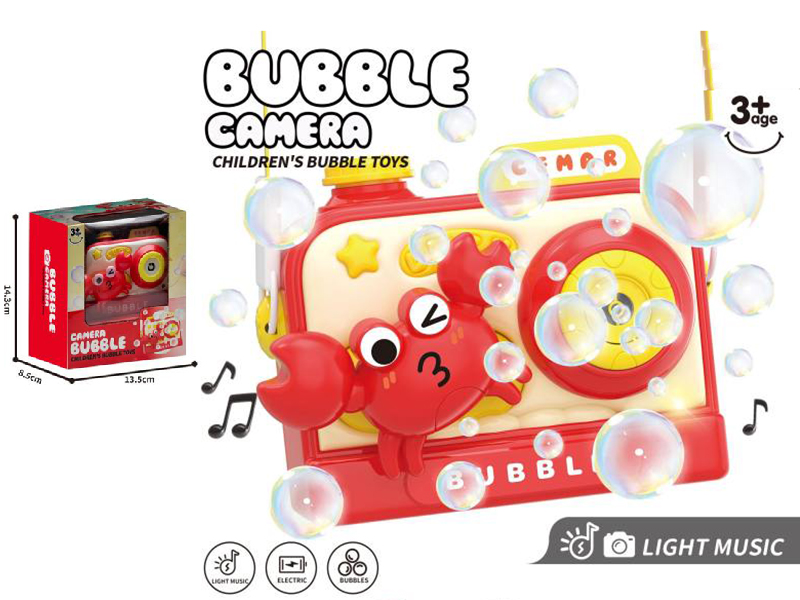 Crab Bubble Camera(Music, Lights)