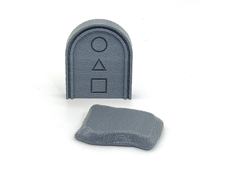 Squid Game Props Stone Tablet + Flying Stone