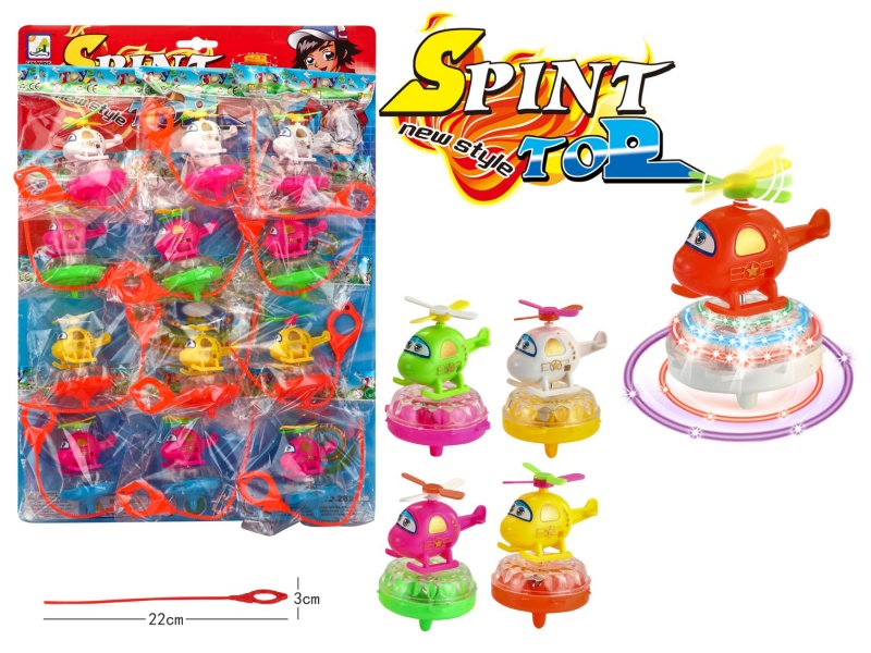 Mini-Measuring Tape Top Toy With Light