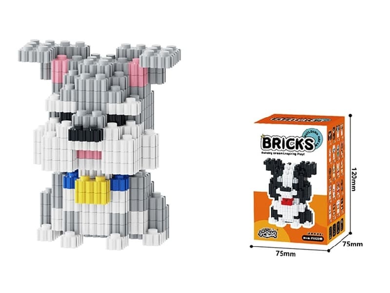 Schnauzer Building Blocks 278Pcs