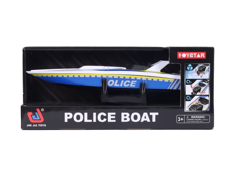 1:14 Police Speedboat (Chained, Multi-Functional)