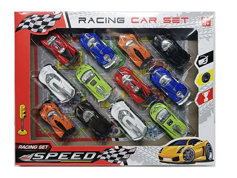 12pcs Slide Alloy Cars