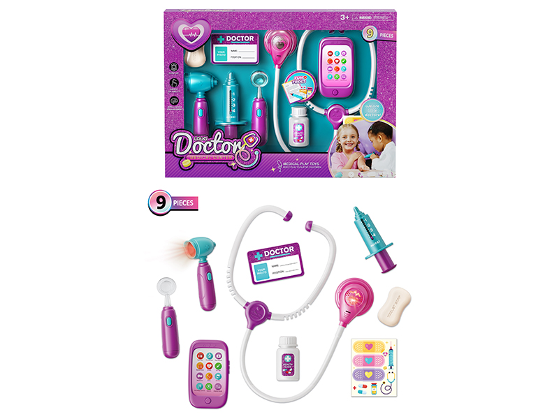 Doctor Set With Light And Sound (9PCS)