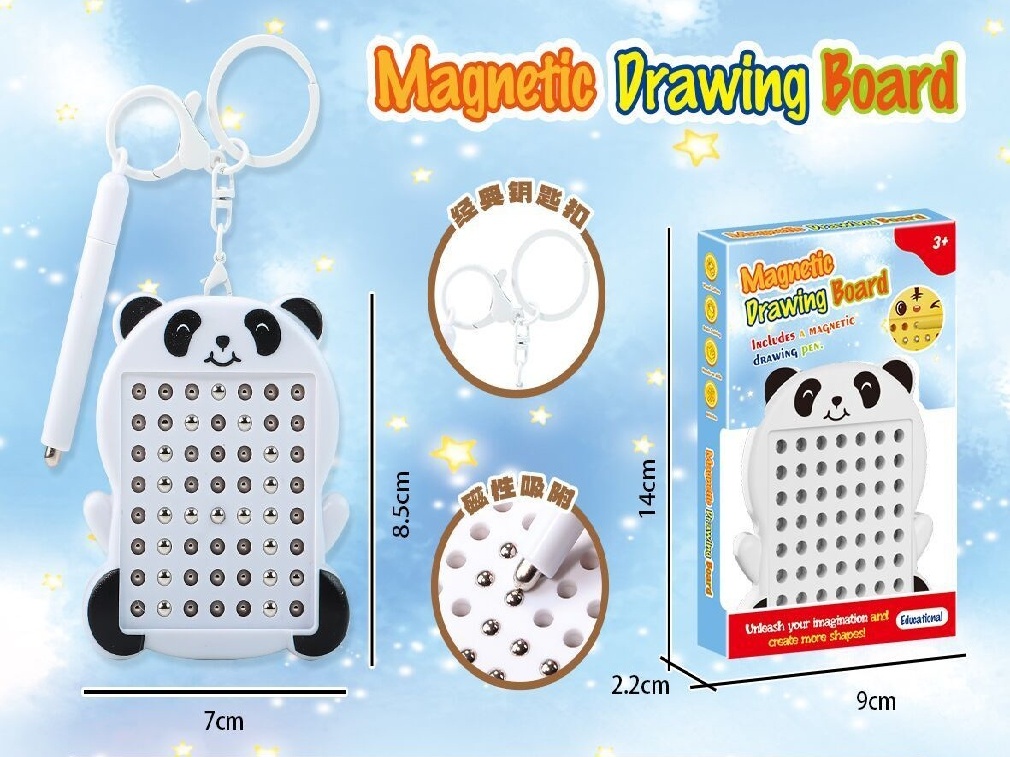 Magnetic Steel Ball Key Chain