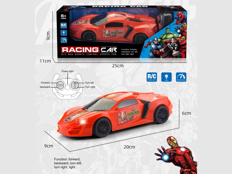 The Iron Man Remote Control Car Is Equipped With Lights