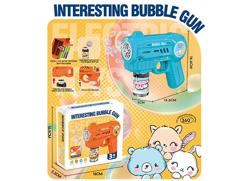 Blue Space Electric Bubble Gun