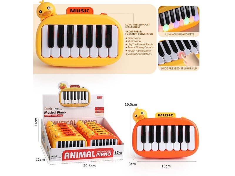 Little Duck Pocket Music Electronic Keyboard (12 Pieces)
