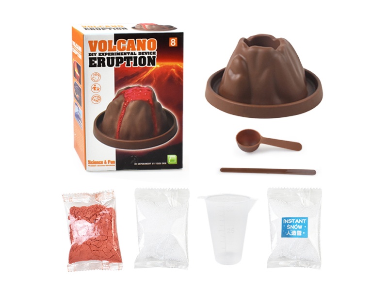 Volcanic Eruption DIY Experiment Device 2 In 1