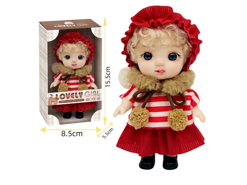 6-Inch 16Cm All-Rubber Eco-Friendly 3D Real Eyeball Cute Kid Peach-Flavored Meatballs