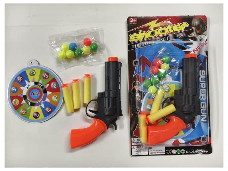 Solid Color EVA. Table Tennis Gun With Target