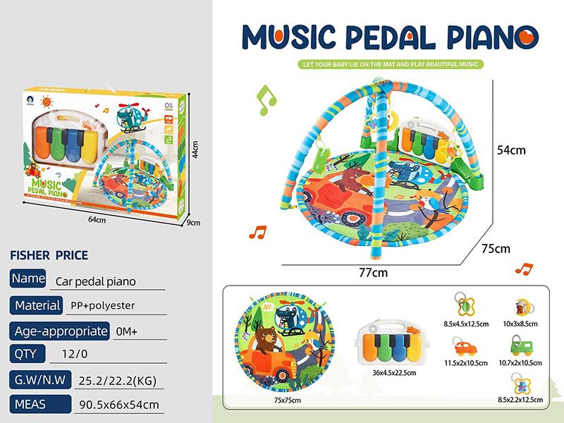 Pedal Piano Fitness Blanket