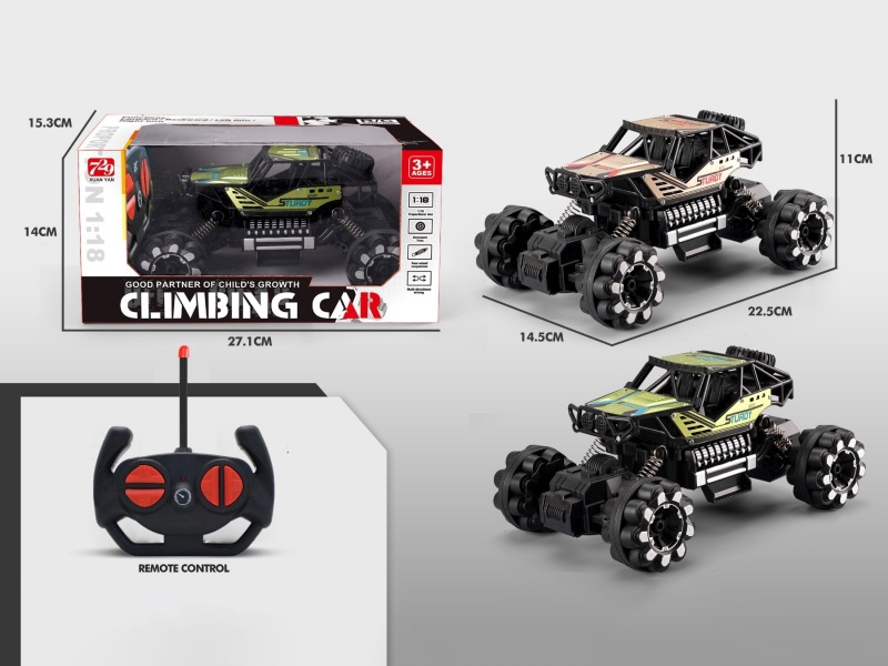 1:18 Alloy Remote Control Climbing Car