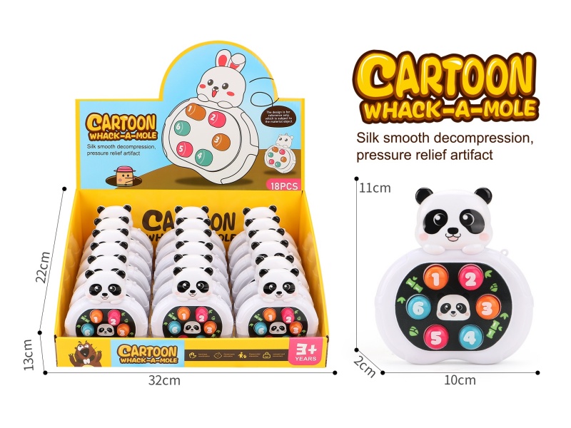 Panda Whack A Mole Game Machine 18PCS