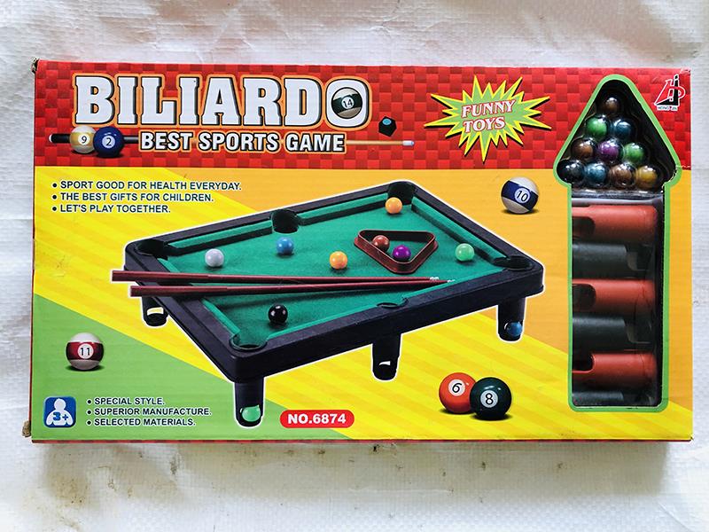 Solid Colour Billiards Table Toy