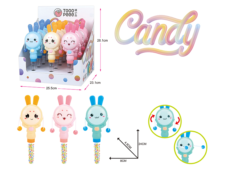 Rattle-Drum(No Lights)Candy Toys 12pcs