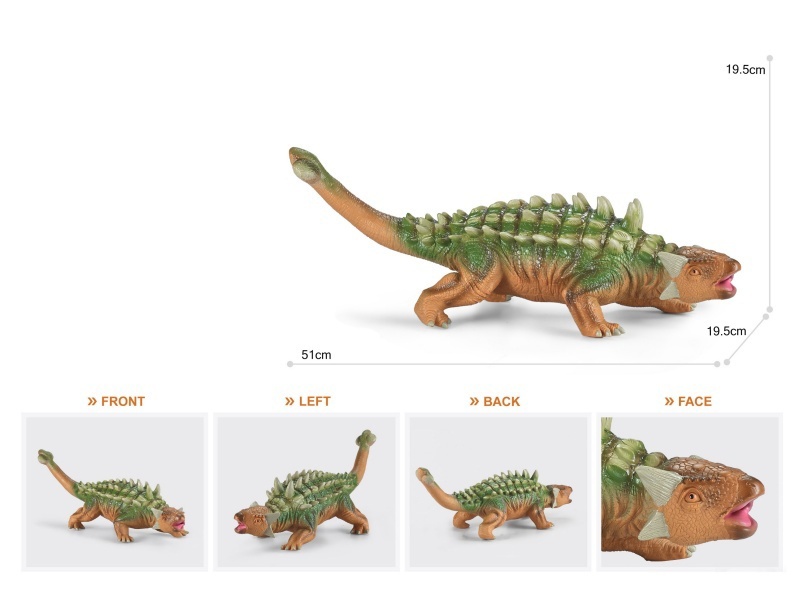 20-Inch Painted Thick-Fleshed, Cotton-Rich And Soft Rubber Nail Dragon