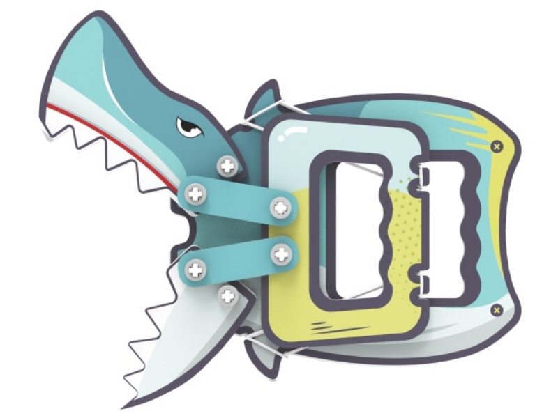Shark Robot Hand Science Physics Set