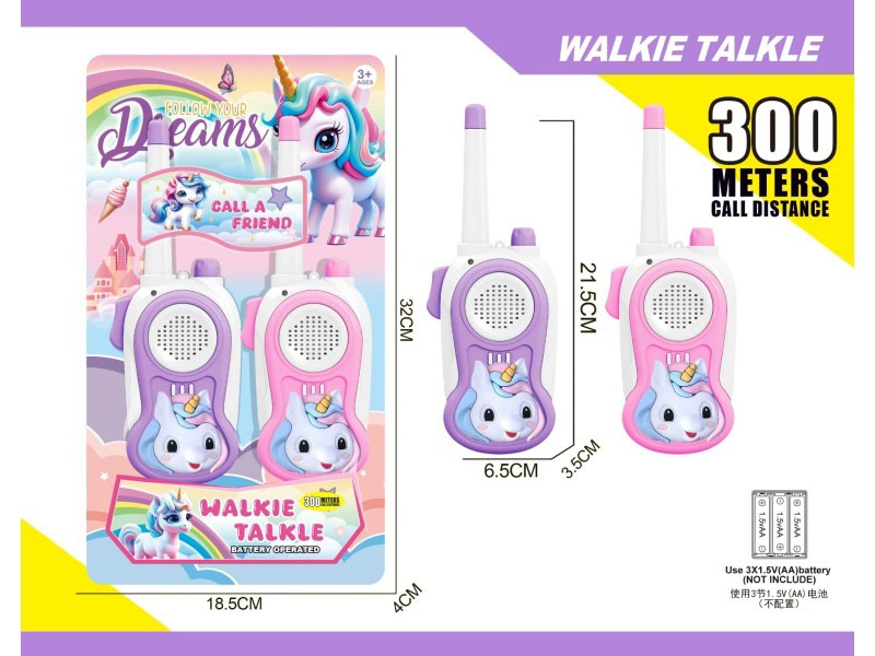 Epoxy Resin Unicorn Walkie-Talkie