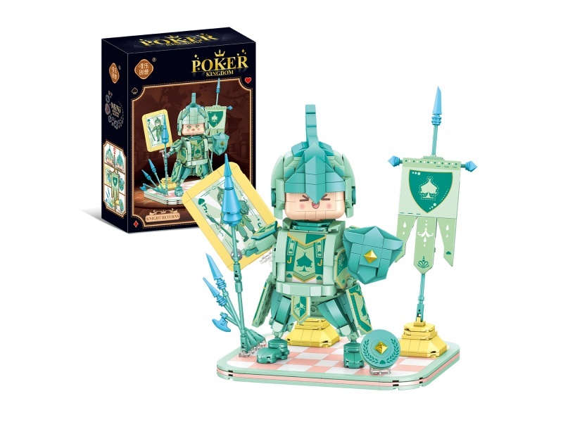 Building Blocks: Playing Cards - Knights 773 Pcs