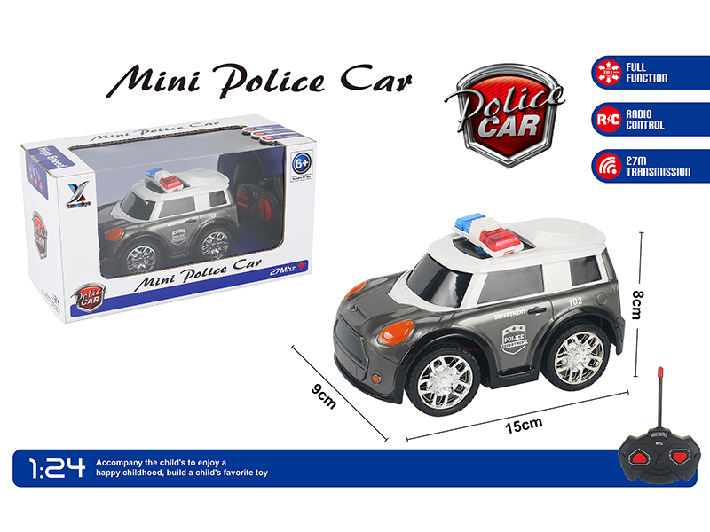 2-Channel Remote Control Q Version Police Car