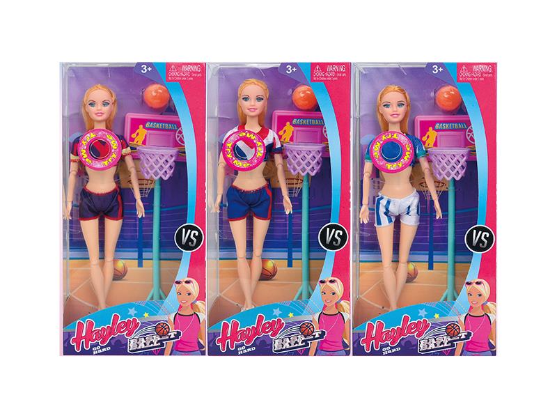 11.5" Solid Fashion Doll With Lights And Music