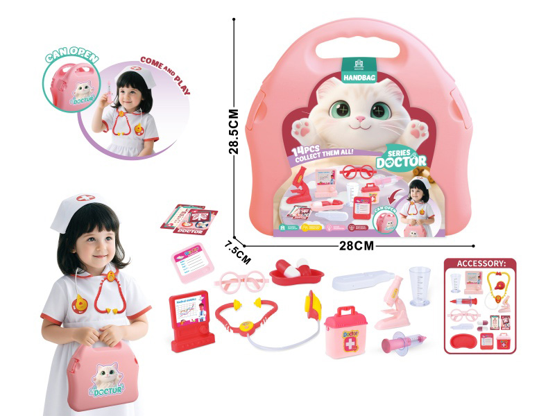 Kitten Handbag (Female Doctor Stethoscope Set)