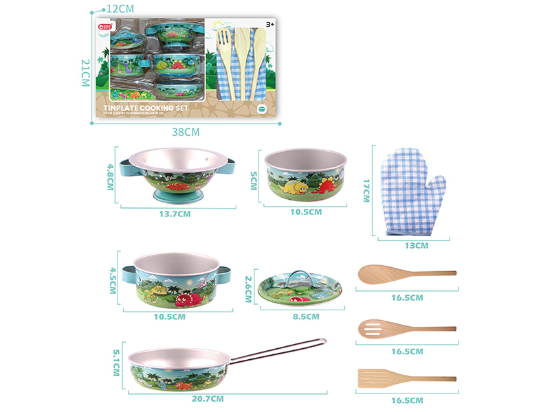 Tinplate Cooking Set