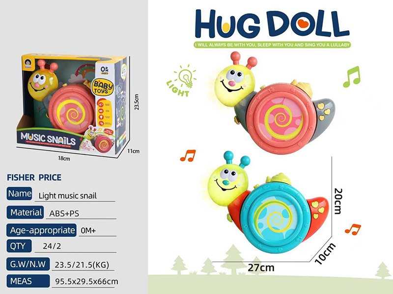 Silde Snail With Lights And Music