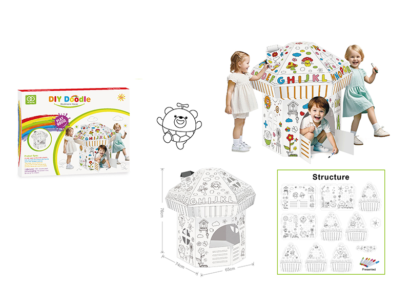 DIY Doodle Mushroom House