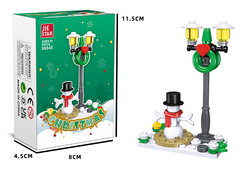 Christmas Small Building Blocks 34pcs