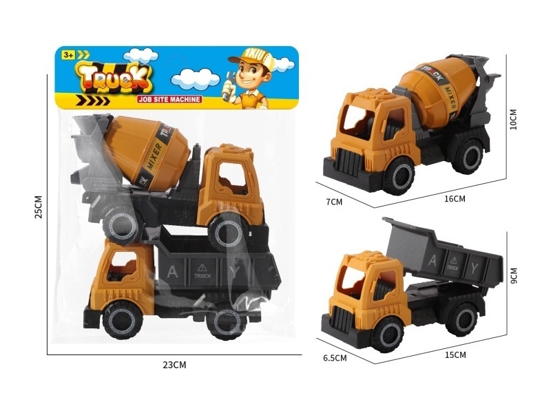 Sliding Engineering Mixer Truck Dump Truck