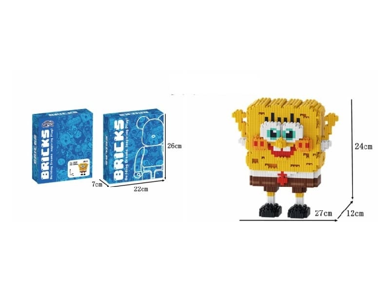 Black Knife Building Block 718Pcs