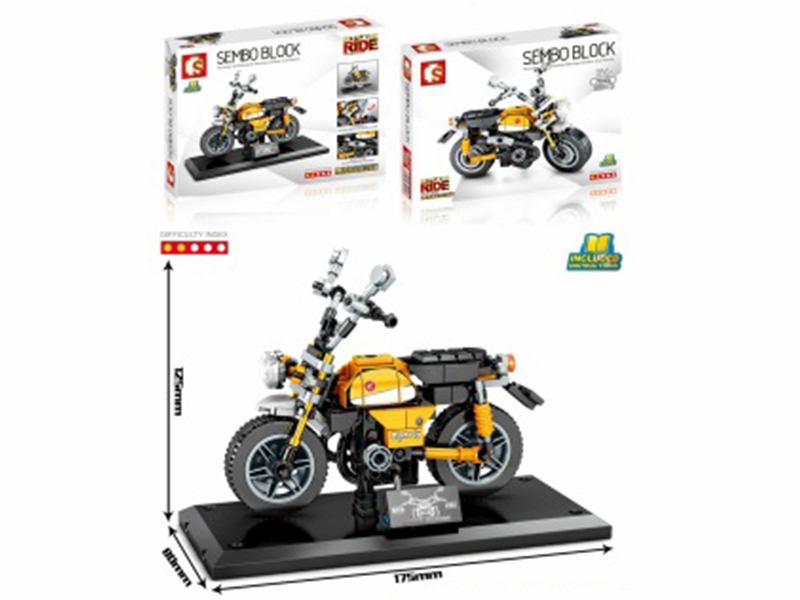 Motorcycle Building Blocks 221pcs