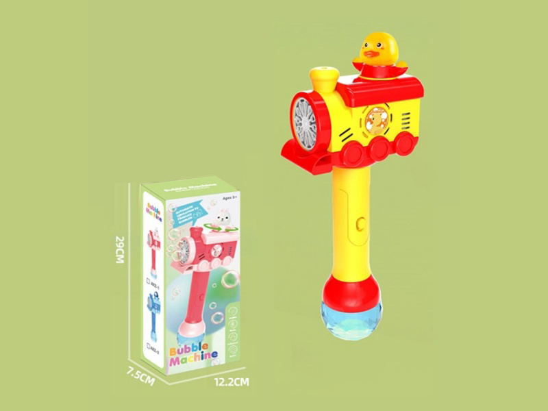 Duck Automatic Rotating Electric Bubble Stick(Lights And Music)