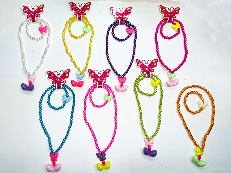 Bead Necklace + Bracelet