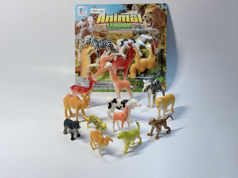Pvc Simulation Wild Animal 14Pcs