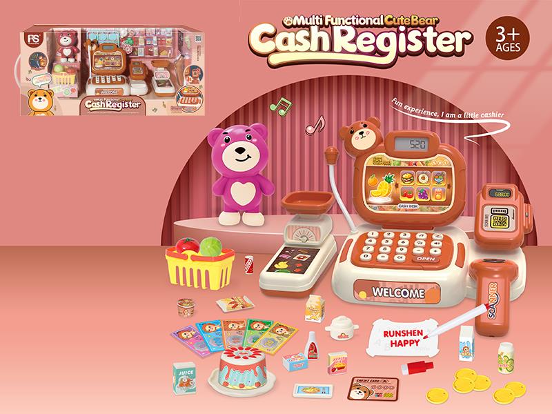 Multifunctional Cute Bear Cash Register Set