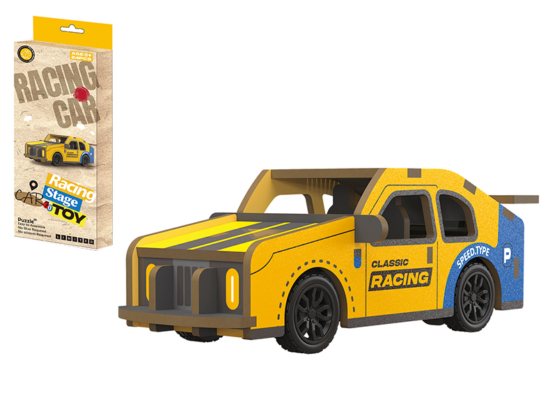 DIY Wooden Pull Back Sports Car