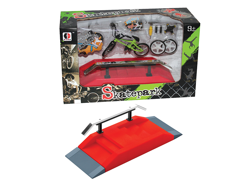 Bicycle Finger Skateboard Skate Park Set