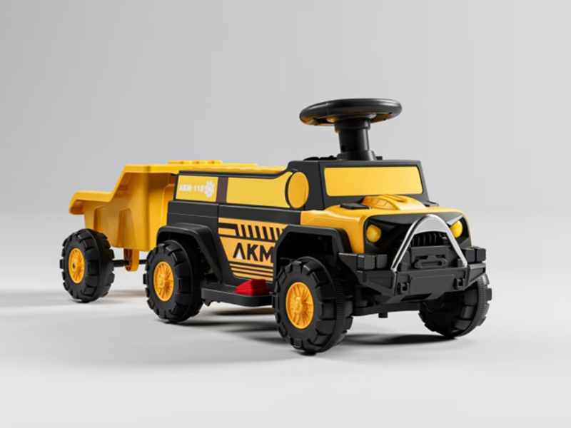 Children's Slide Engineering Vehicle With Bucket