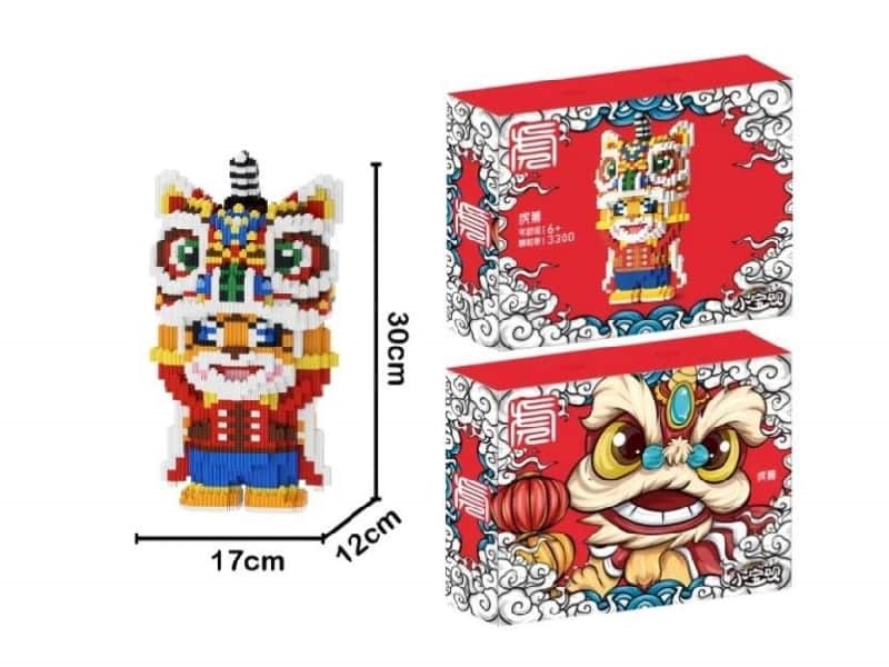 Red Tigress Building Blocks 2950Pcs