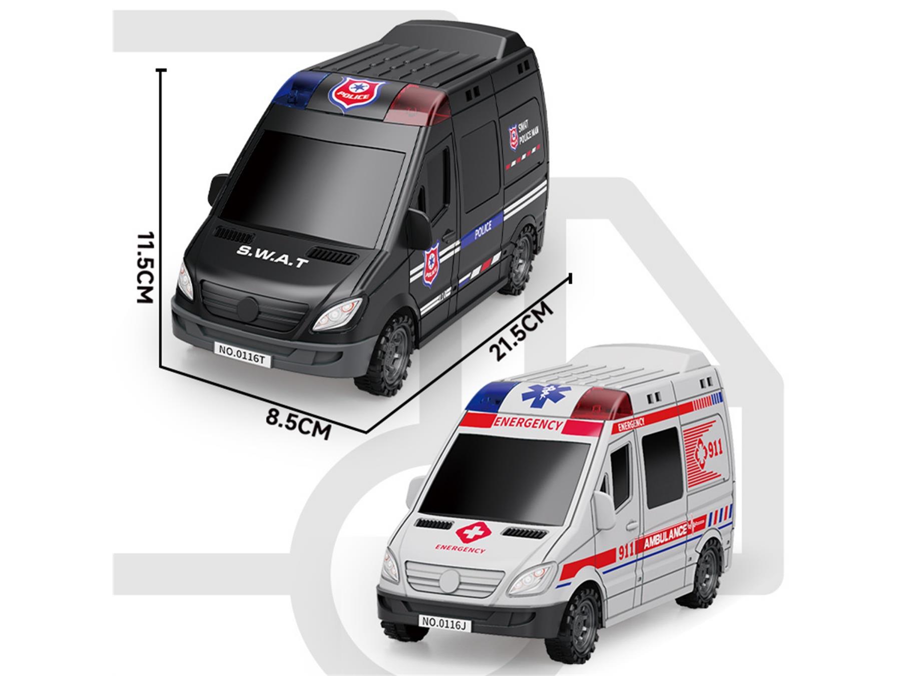 Inertial Ambulance Swat Vehicle