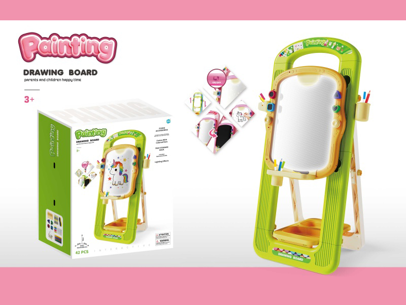 This Is A Multi-Functional Writing Board With Light On Both Sides That Can Be Erased And Used For Doodling