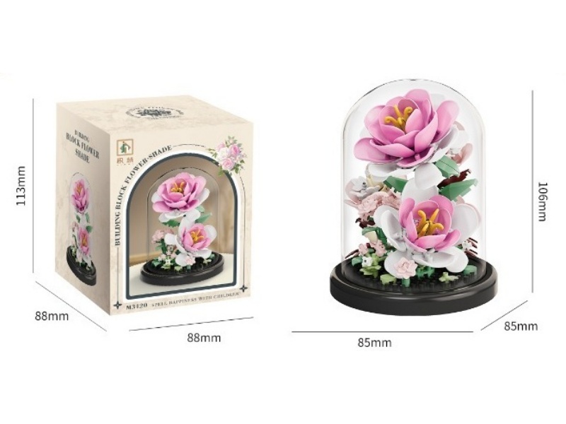 Building Blocks: Rose + Outer Cover 157 Pcs