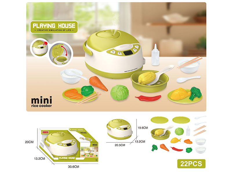 Simulated Electric Rice Cooker Set