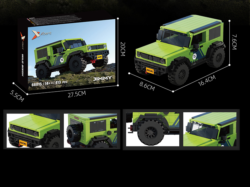 Suzuki Jimmy Car Model Building Blocks 413pcs