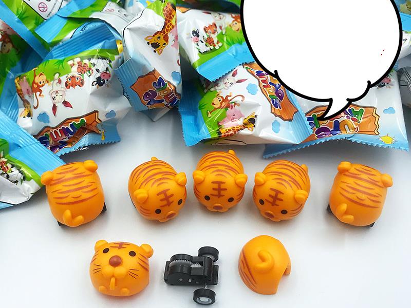 DIY Pull Back Tiger Toy Blind Bag