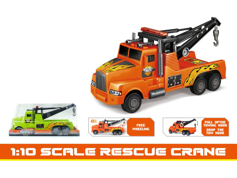 1:10 Wind And Fire Wheel Crane Inertia Car