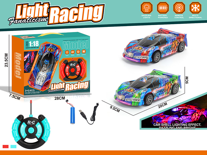 1:18 4CH R/C Racing Car(Included Batteries)