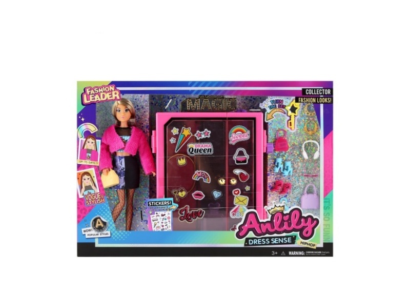 11.5-Inch Solid Doll (Brown Skin Color)